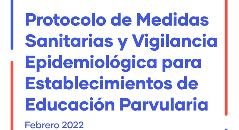 protocolos sanitarios con indicaciones, orientaciones y recomendaciones entregados por el ministerio para este año 2022.